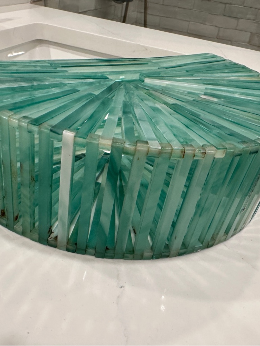 Cult Gaia Acrylic Ark Mini Bag, Seaglass - Picture 4 of 4